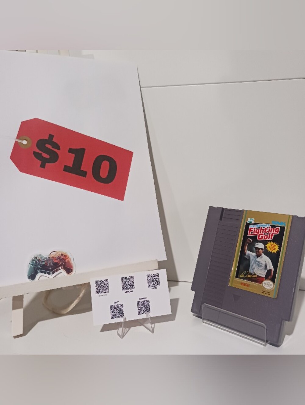 NES Nintendo Lee Trevino's Fighting Golf Cartridge Game